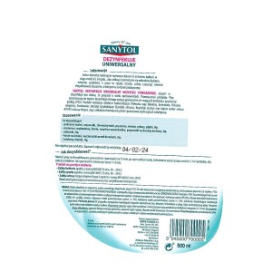 Sanytol spray uniwersalny do czyszczenia i dezynfekcji o zapachu eukaliptusa 500 ml